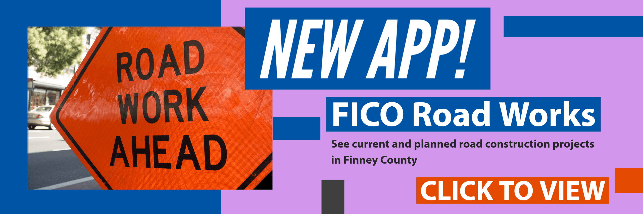 Road Works Banner Ad 1