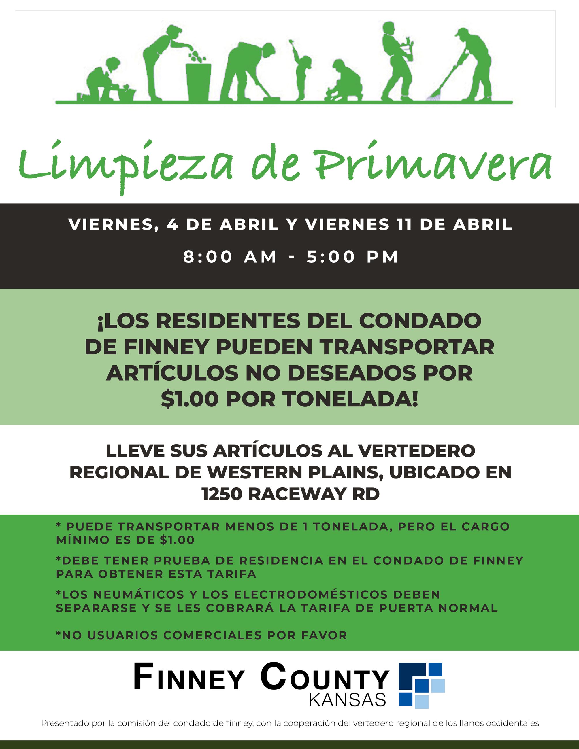 Spring Clean Up 2025 - Spanish